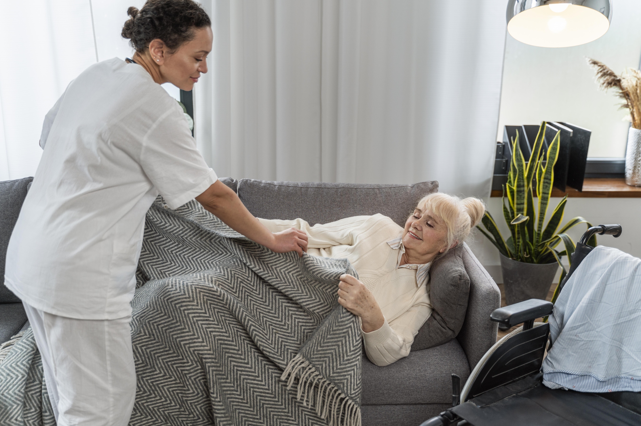 doctor-taking-care-senior-woman-home Personal Care Alleghany