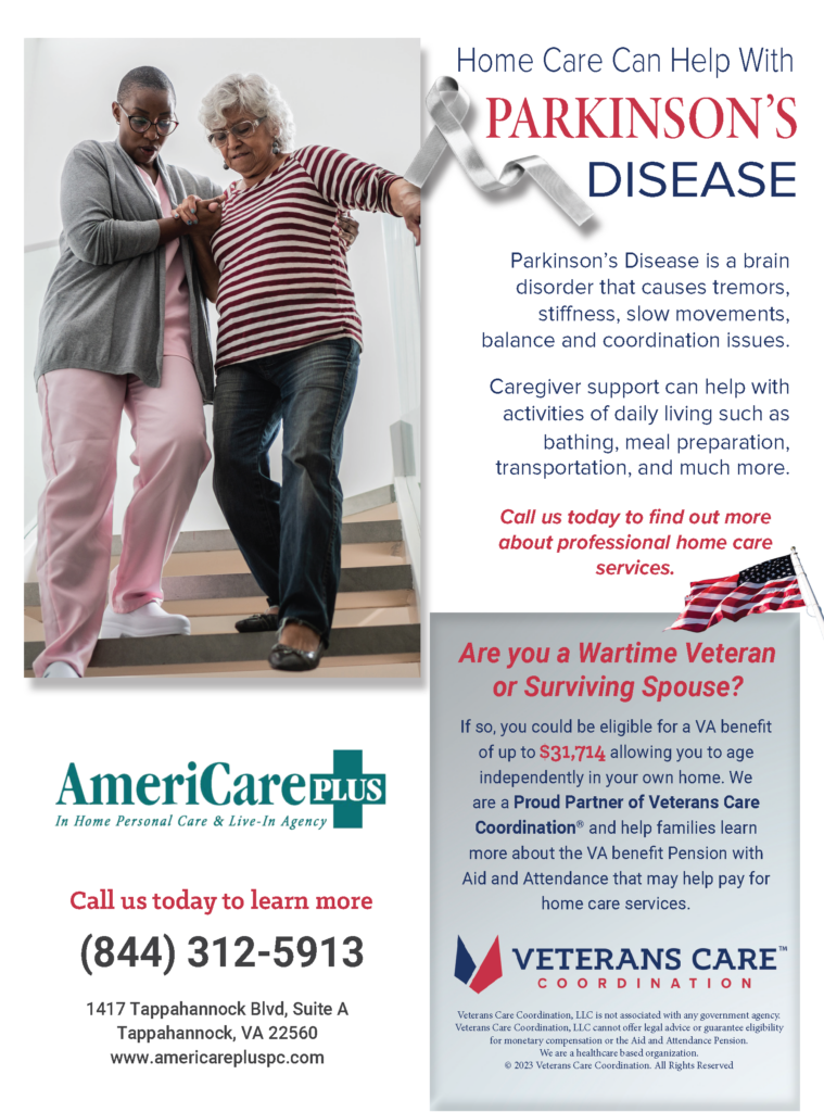 Home Care Can Help With PARKINSON’S DISEASE