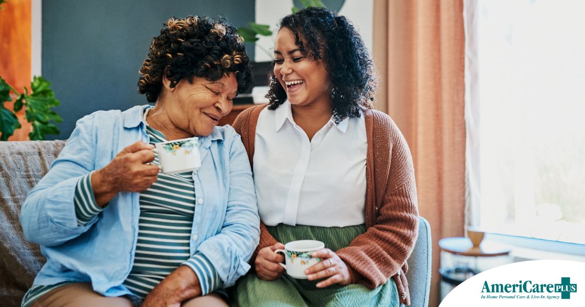 A family caregiver enjoys the benefits of respite care.