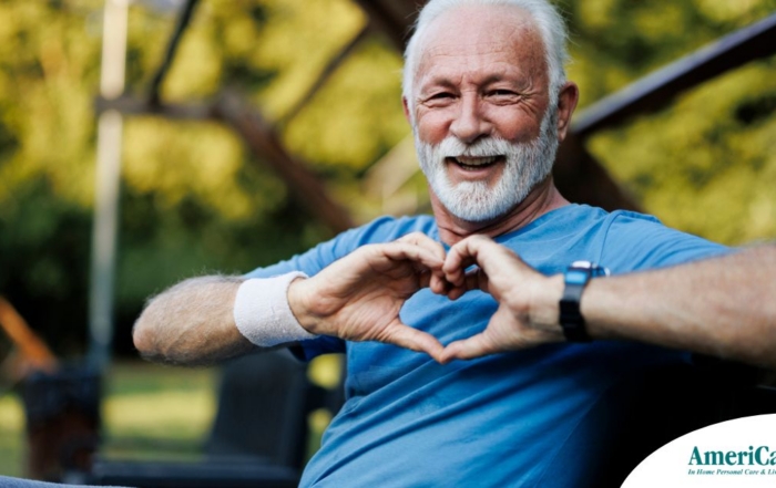 A senior stays active during men’s health month benefitting from senior health at home.