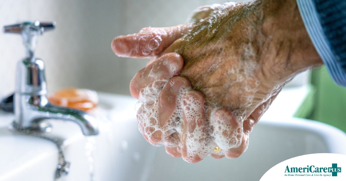 Small daily habits like hand washing support infection prevention in seniors.