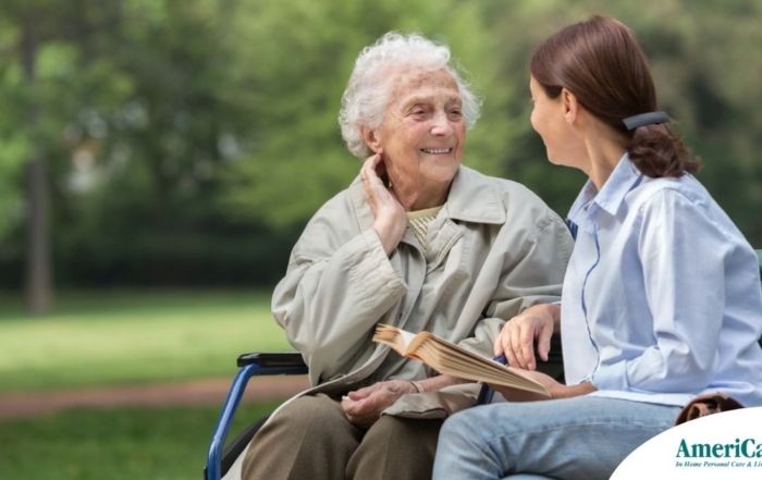 A companion caregiver fights depression in seniors through home care
