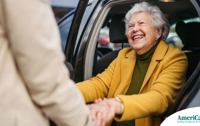 A loved one benefits from senior transportation services.